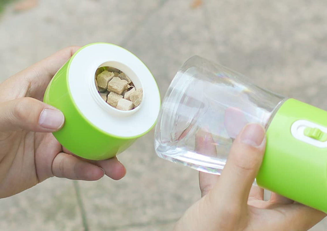Ultimate Portable Dog Water Bottle & Food Dispenser - Lightweight, Leak-Proof, and Perfect for On-the-Go Adventures!